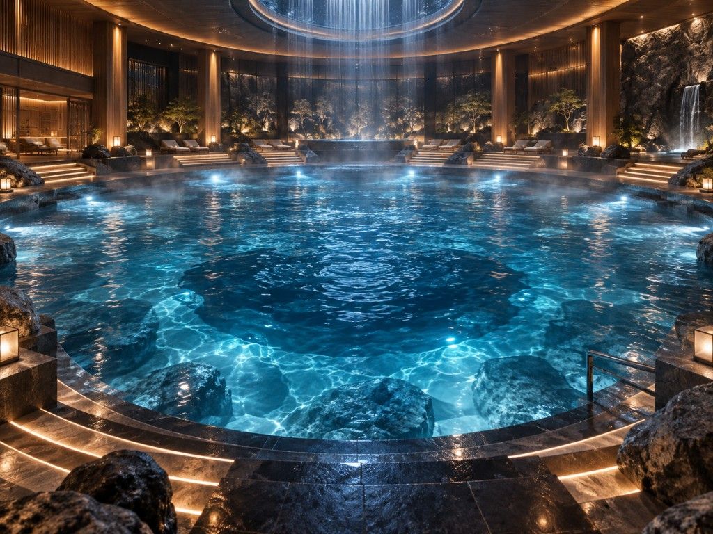 巨大水風呂